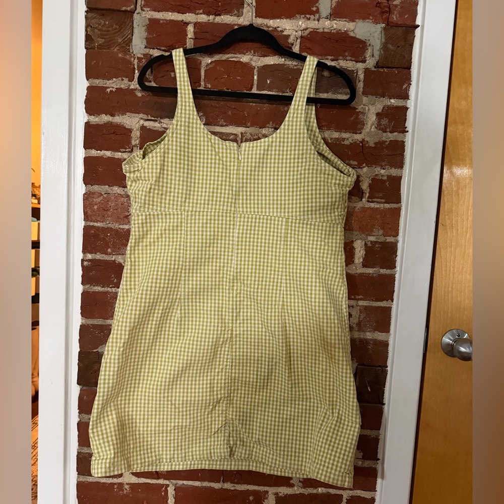 Levi’s Roy Structured Dress in Green Gingham - Picture 11 of 11